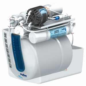 cabinet 50 gpd ro with permeate pump